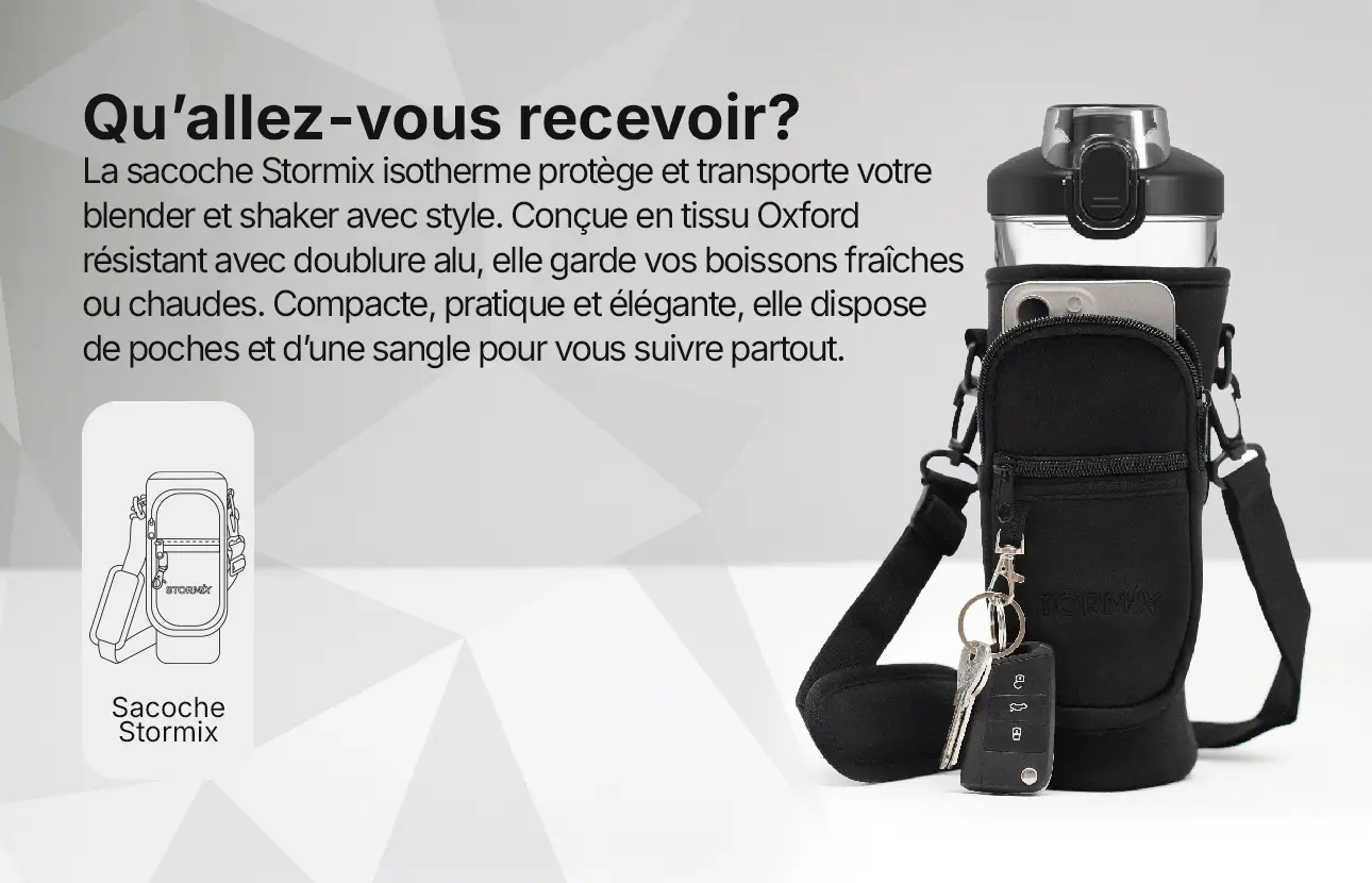 Pochette isotherme Stormix avec bandoulière