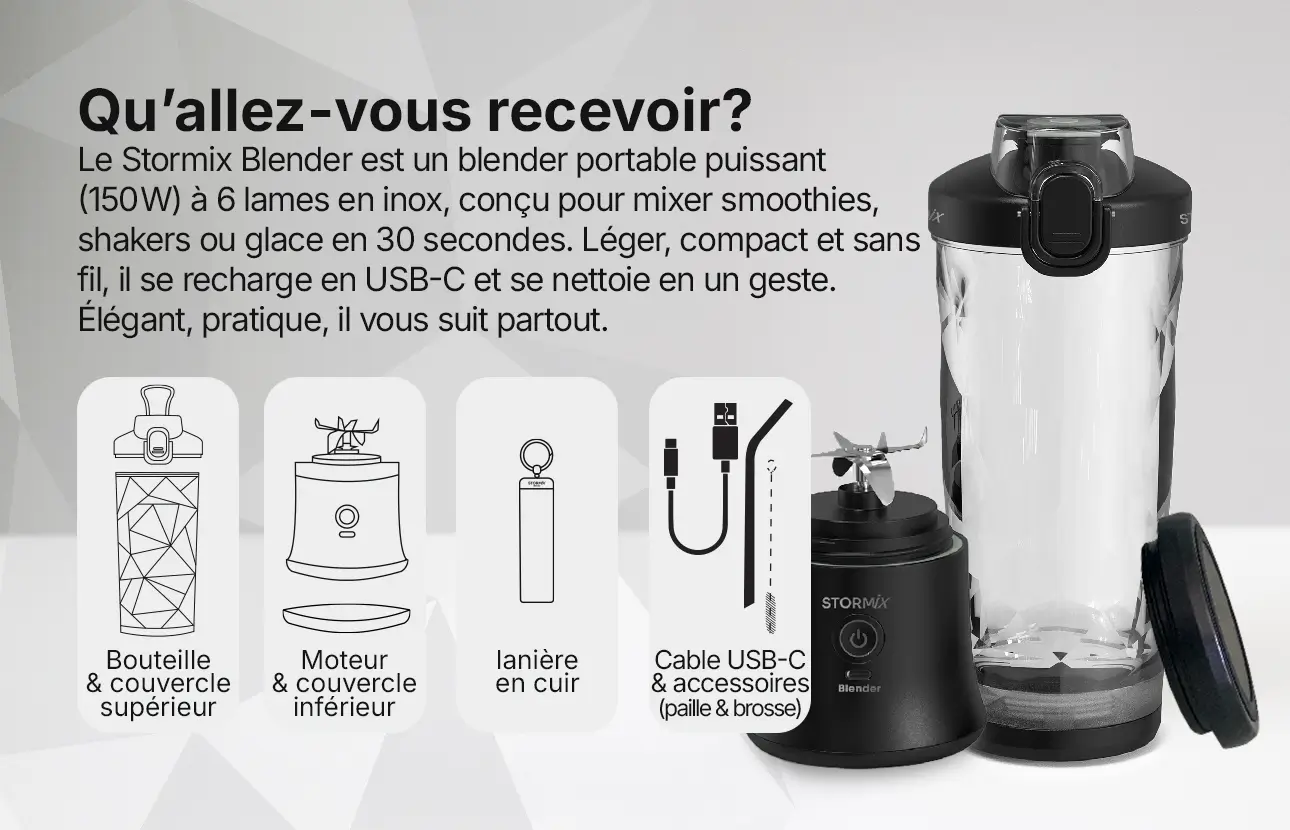 Stormix Blender sans fil